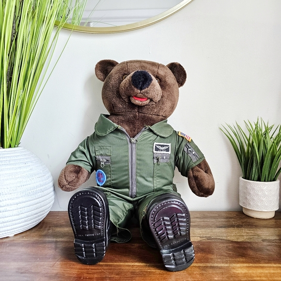 ✨ Vintage 1989 Bear Forces of America Military Teddy Bear – 21” – Ira Green Inc. - Picture 4 of 11